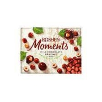 Конфеты шоколадные Roshen Momenti с молоком из цельного лесного ореха 116г 10 шт./коробка