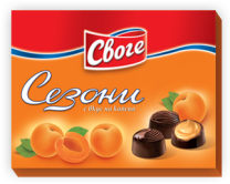 Конфеты Seasons Apricot 14 шт./коробка